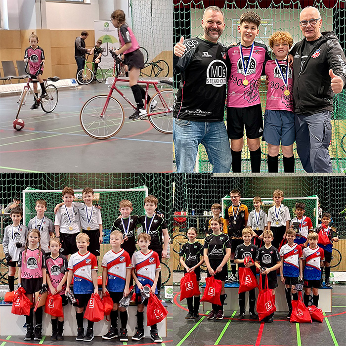 Gold, Silber und leckere Schokonikoläuse für Weilemer Radballer in Lauterbach 